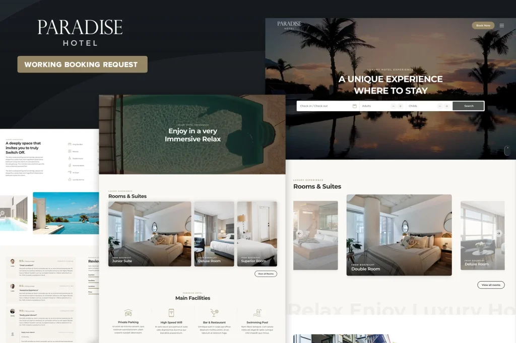 Hotel Paradise Template